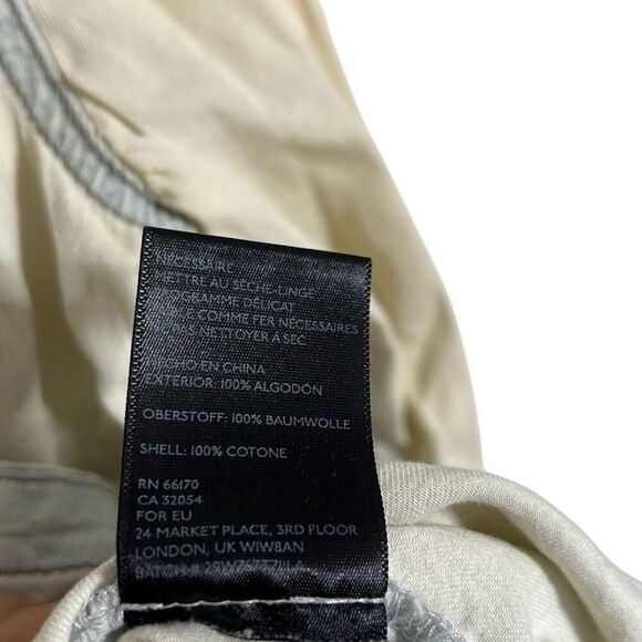 BDG Long Sleeve Faded Cotton Bleached Wash Chambray Button-up Shirt Blue Small - Picture 7 of 9